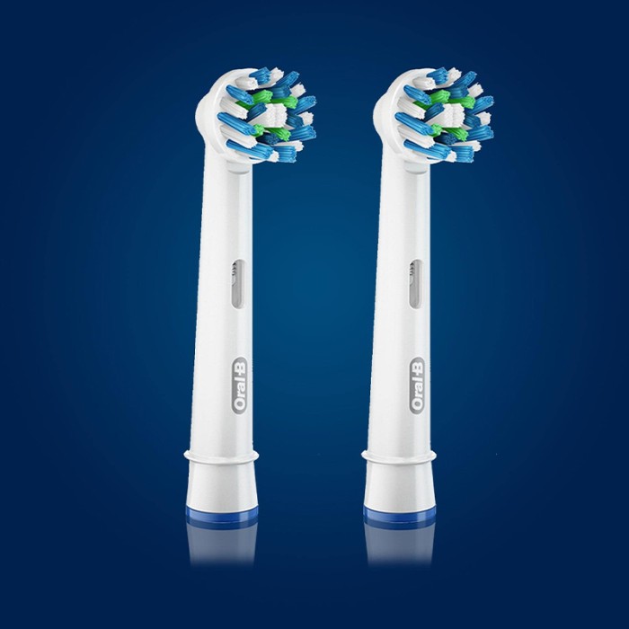 Oral B Cross Action Replacement Brush Heads, Compatible with all Oral B rechargeable handles