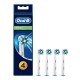 Oral B Cross Action Replacement Brush Heads, Remove More Plaque, Compatible with All Oral B Rechargeable Handles