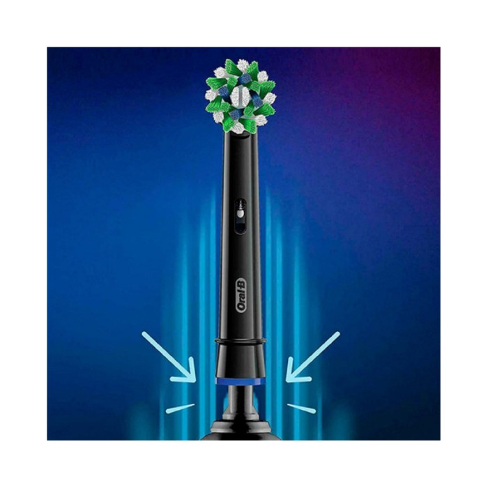 Oral-B CrossAction Replacement Brush Head Pack Of 2 - Black