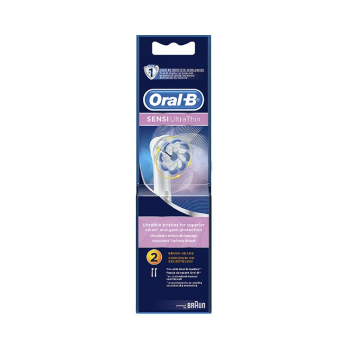 Oral-B EB 60 2 Sensi Ultra Thin Brush Heads 2Pcs