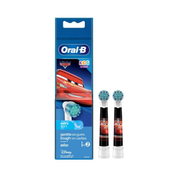 Oral-B EB10 Kids Power Replacement Brush Heads Pack of 2 Assorted 1pack