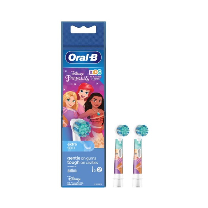 Oral-B EB10 Kids Power Replacement Brush Heads Pack of 2 Assorted 1pack