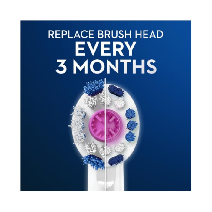 Oral-B EB18 2G 3D White Brush Heads - Pack Of 2