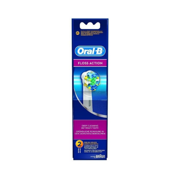 Oral-B EB25 - 2 Floss Action Brush Heads 2Pcs