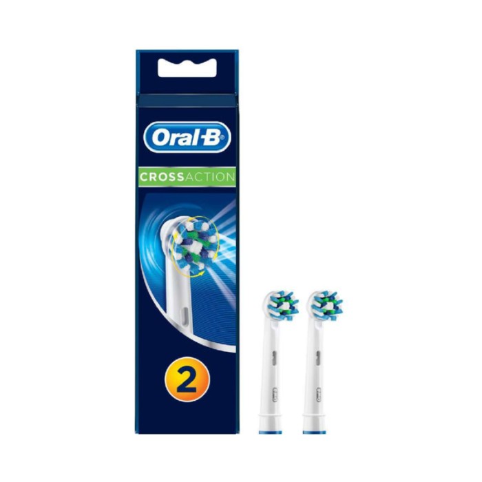 Oral-B EB50 - 2 Cross Action Replacement Brush Heads 2Pcs