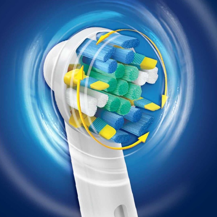 Oral B Floss Action replacement Brush Heads with MicroPulse Bristles, Compatible with all Oral B Rechargeable Handles