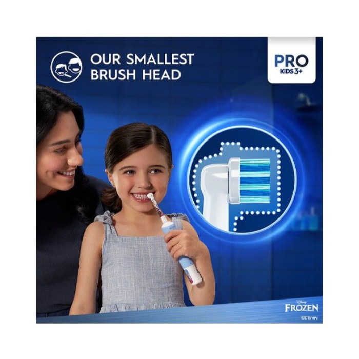 Oral-B Frozen Vitality 300 Kids Rechargeable Toothbrush - White/Blue