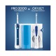 Oral-B Health Centre, OxyJet Cleaning System + Pro 2000 Electric Toothbrush, 3D Action