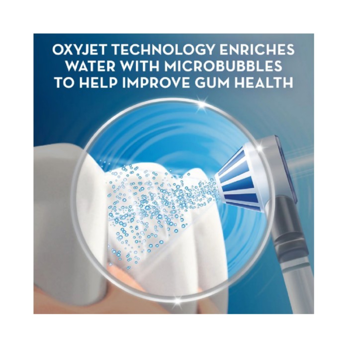 Oral-B Health Centre, OxyJet Cleaning System + Pro 2000 Electric Toothbrush, 3D Action