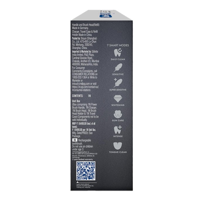 Oral B iO9 Black Rechargeable Toothbrush