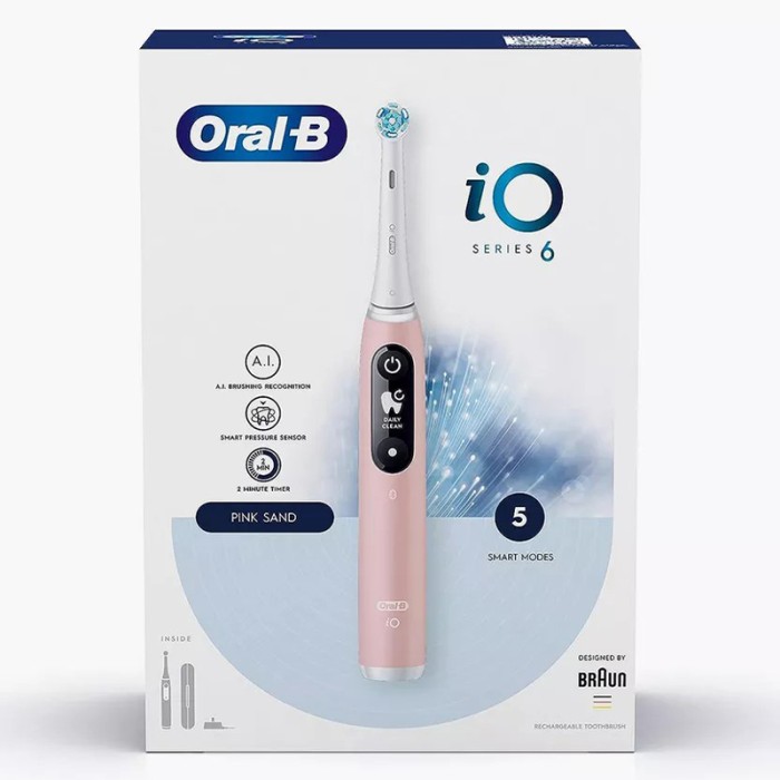 Oral B iOM6 Pink Rechargeable Toothbrush