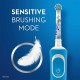 Oral B Kids 3+ Years Frozen Rechargeable Toothbrush, Round Brush Head & Extra Soft Bristles with Travel case