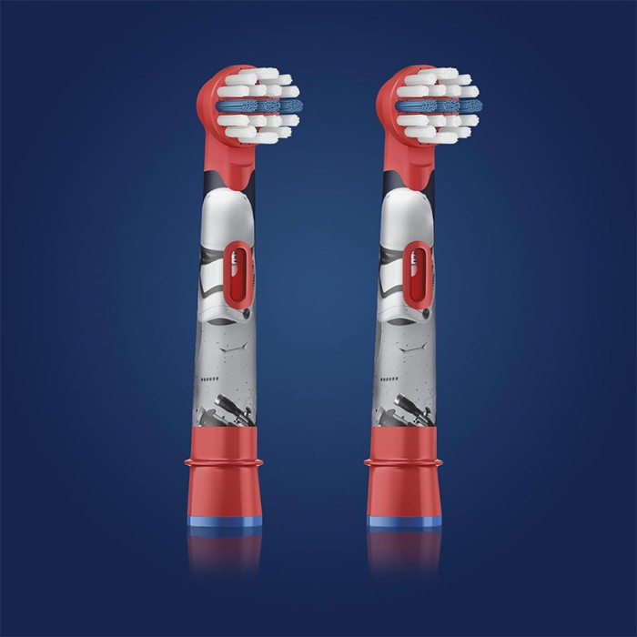 Oral B Kids Brush Heads Starwars, Gentle on Gums & Tough on Cavitie