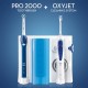 Oral B Oxyjet Cleaning System + PRO2000 Toothbrush
