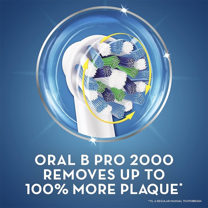 Oral B Oxyjet Cleaning System + PRO2000 Toothbrush