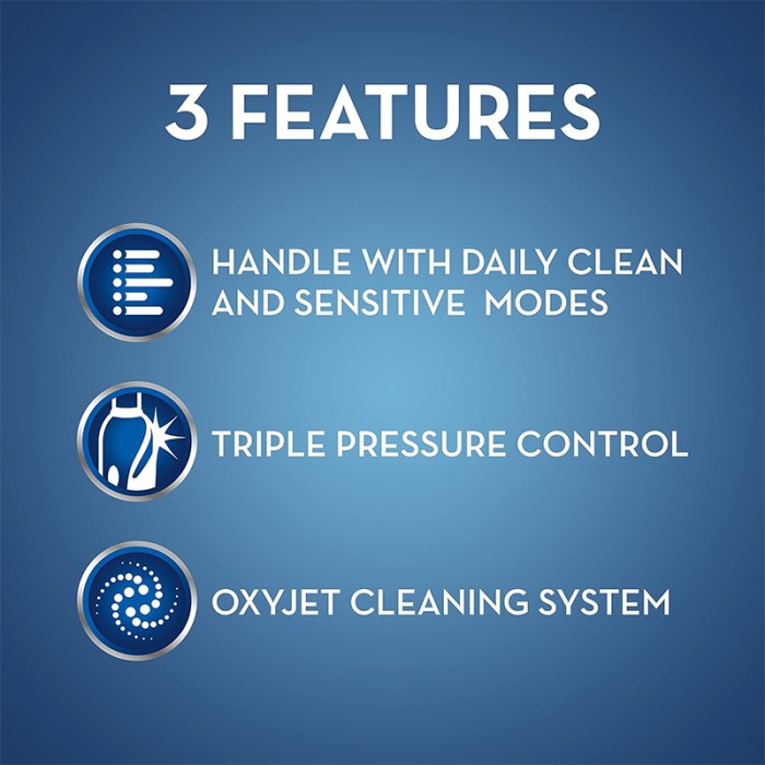 Oral B Oxyjet Cleaning System + PRO2000 Toothbrush