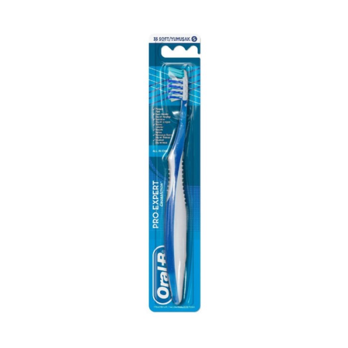 Oral-B Pro Expert Cross Action All In One 38 Soft Manual Toothbrush 1pc - Assorted