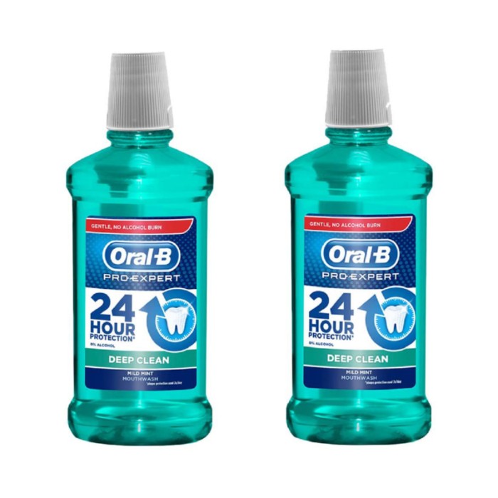 Oral-B Pro - Expert Deep Clean Mouthwash Dual Pack 500ml
