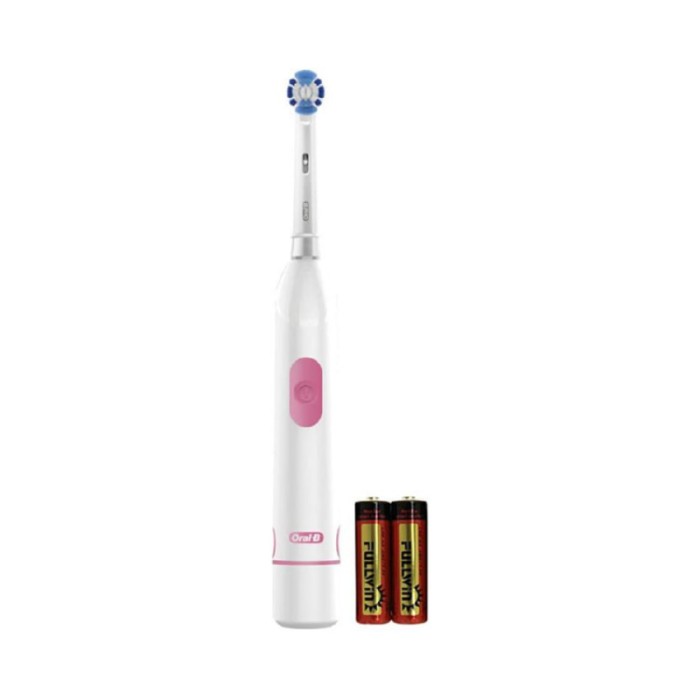 Oral-B Revolution Battery Toothbrush w/ Timer & Round Brush Head