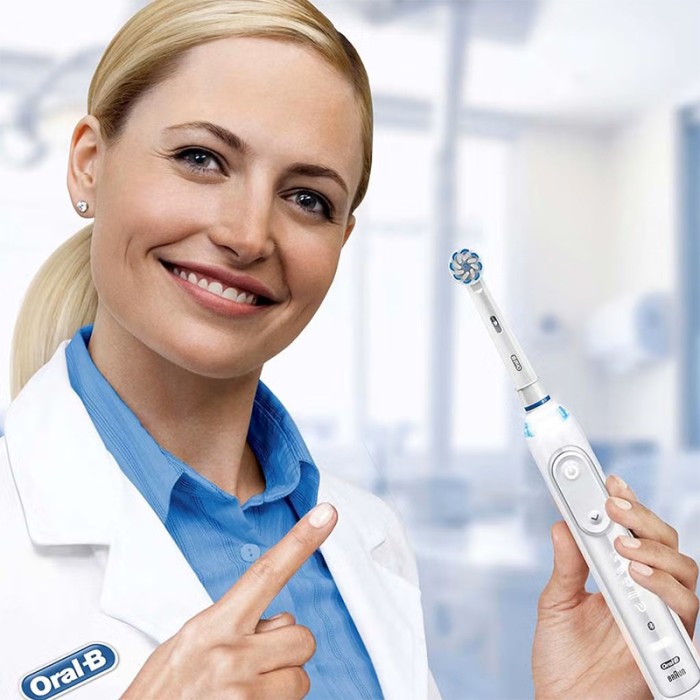 Oral B Sensi Ultra Thin Replacement Brush Heads for Superior Cleaning, Compatible with All Oral B Rechargeable Handles
