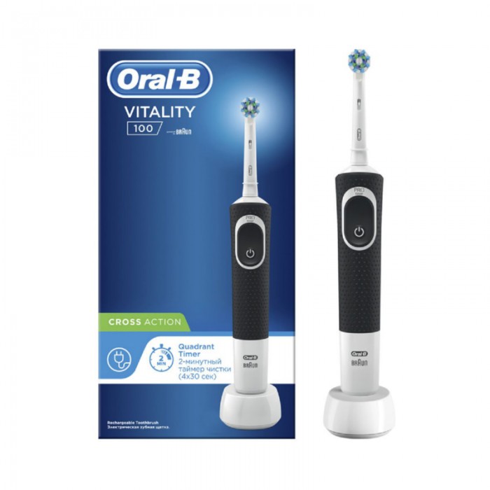 Oral-B Vitality 100 Black Electric Rechargeable Toothbrush