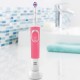 Oral B Vitality 100 Cross Action Rechargeable Toothbrush Pink