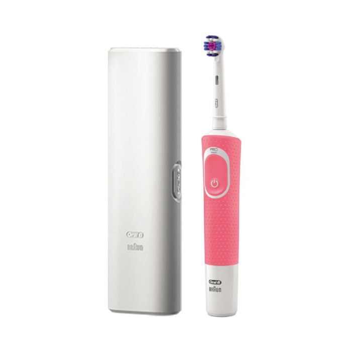 Oral-B Vitality 200 Electric Toothbrush W/ Travel Case - Pink