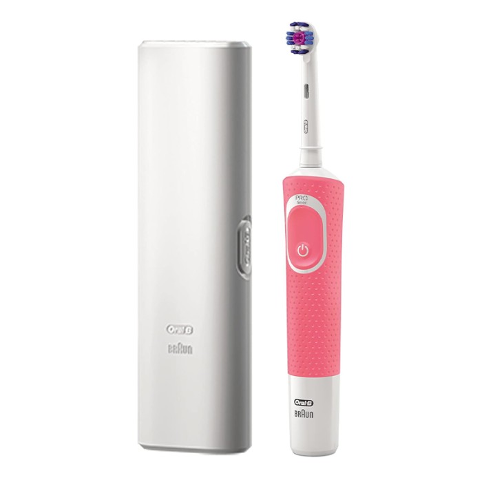 Oral B Vitality 200 Toothbrush Travel Case Pink