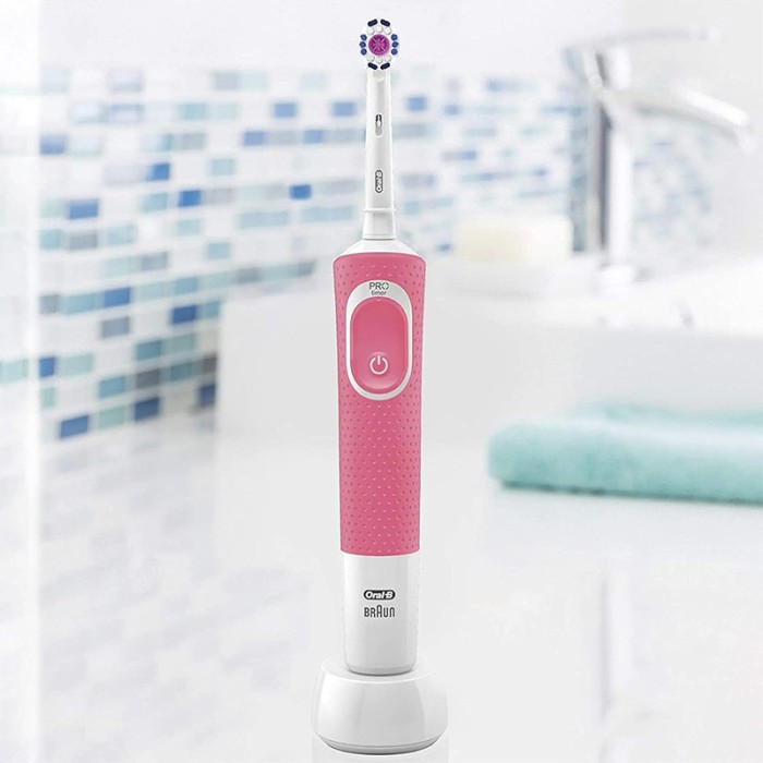 Oral B Vitality 200 Toothbrush Travel Case Pink