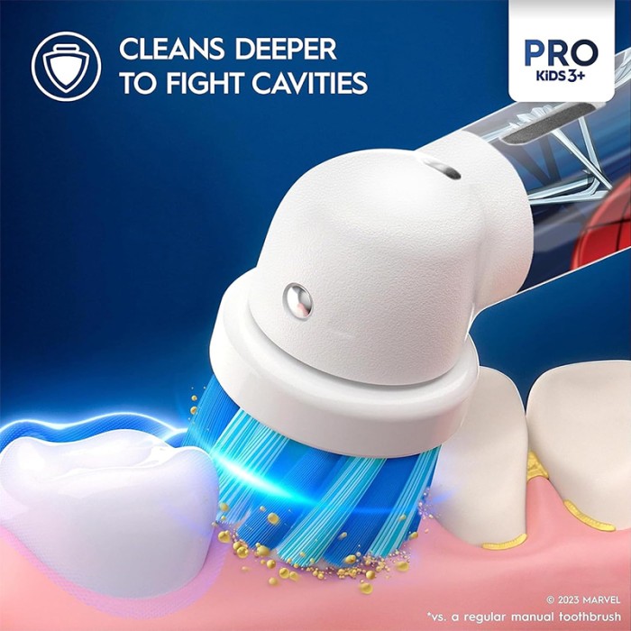 Oral B Vitality 300 KIDS Rechargeable Toothbrush Frozen with 2 Cleaning Modes & 2min Built in Timer