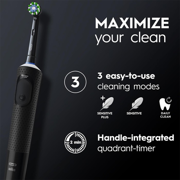 Oral B Vitality D300 Toothbrush Black
