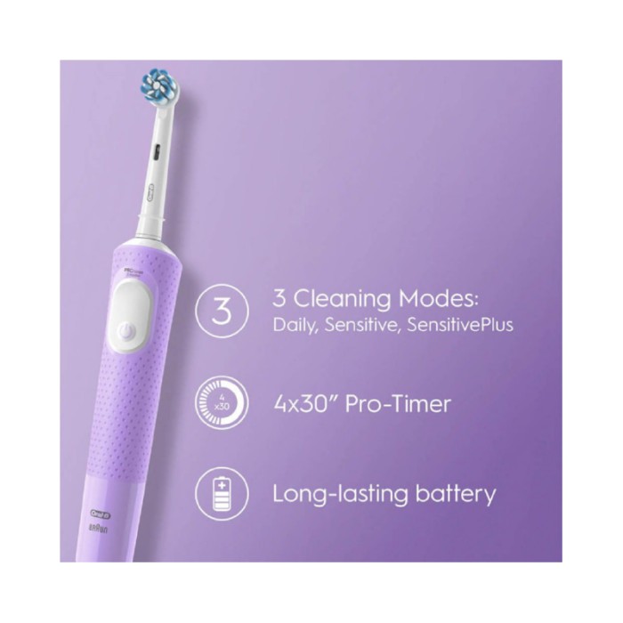Oral-B Vitality D300 Toothbrush - Pink Lilac