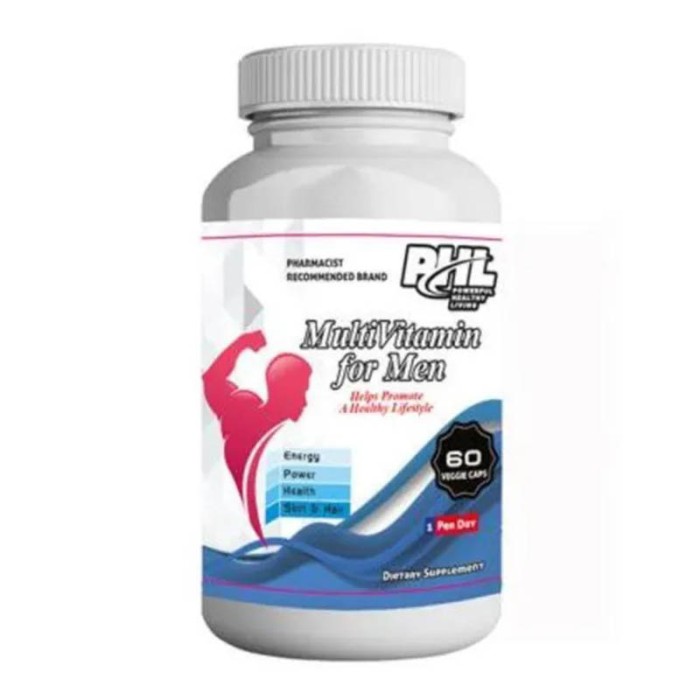 PHL Men's Multivitamin 60Caps