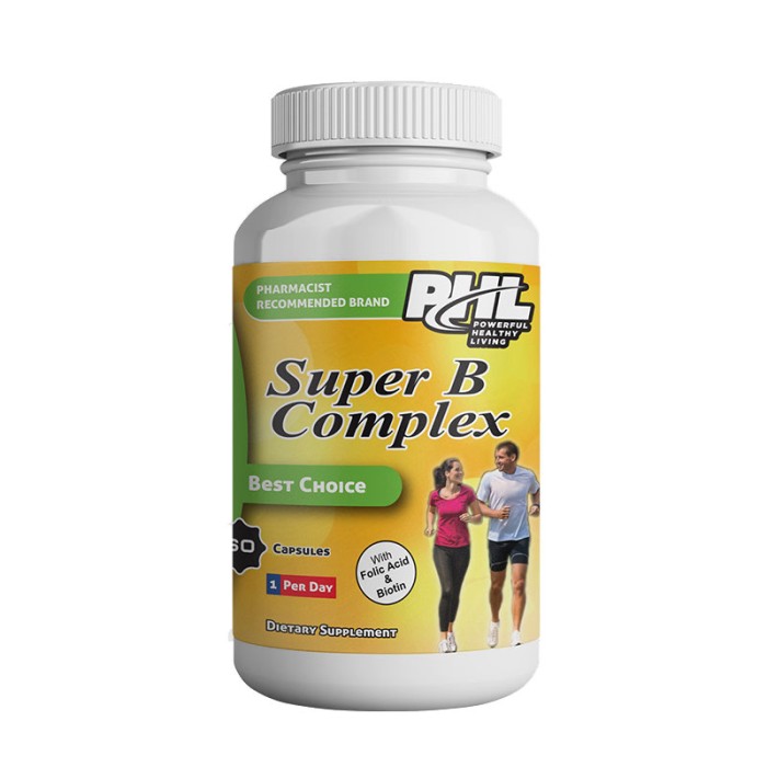 PHL Super B Complex Capsules 60's