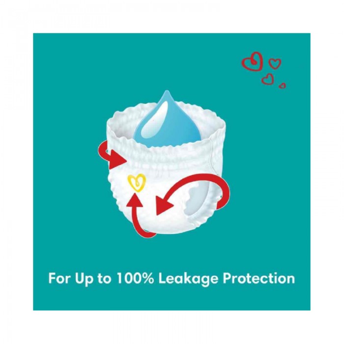 Pampers Baby - Dry Pants Diapers with Aloe Vera Lotion, 360 Fit, Size 3, 6 - 11kg, Giant Pack, 76 Count