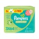 Pampers Complete Clean Baby Wipes w/ Aloe Vera Lotion, 2+1 Packs, 192 Wipe Count