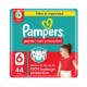 Pampers Rash Protection Diaper Pants - Size 6 - 16+kg - 44 Pcs