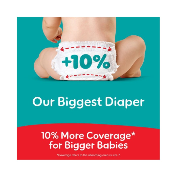 Pampers Rash Protection Diaper Pants - Size 8 - 19+kg - 26 Pcs
