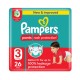 Pampers Rash Protection Diapers Pants With Aloe Vera - Size 3 - 6 - 11kg - 26 Pcs