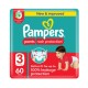 Pampers Rash Protection Diapers Pants With Aloe Vera - Size 3 - 6 - 11kg - 60 Pcs