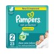 Pampers Rash Protection Taped Diapers - Carry Pack - Size 2 - 3 - 8 kg - 23 Pcs