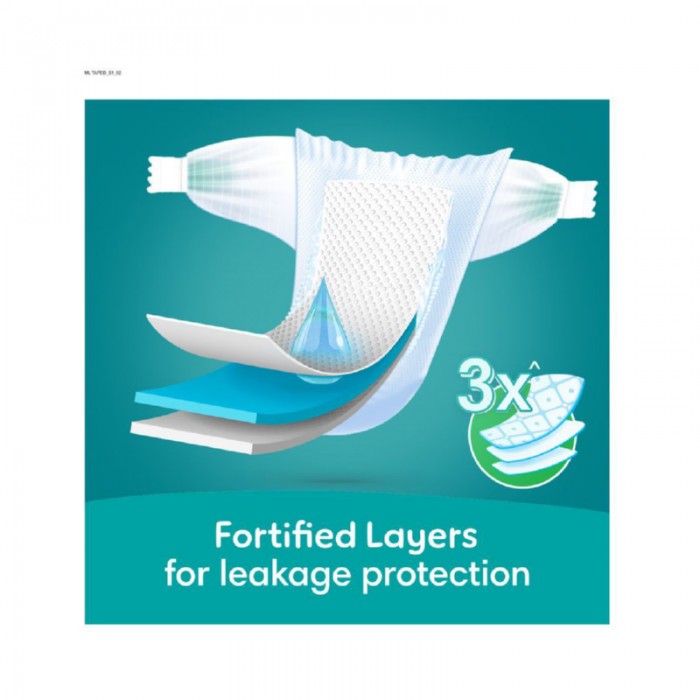 Pampers Rash Protection Taped Diapers - Mega Pack - Size 2 - 3 - 8 kg - 84 Pcs