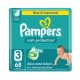 Pampers Rash Protection Taped Diapers - Mega Pack - Size 3 - 6 - 10 kg - 68 Pcs