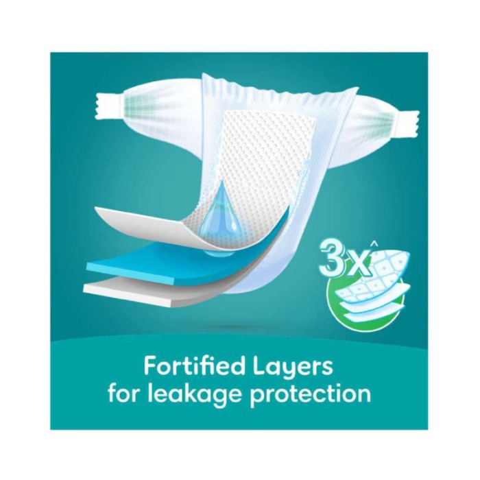 Pampers Rash Protection Taped Diapers - Size 2 - 3 - 8 kg - 136 Count