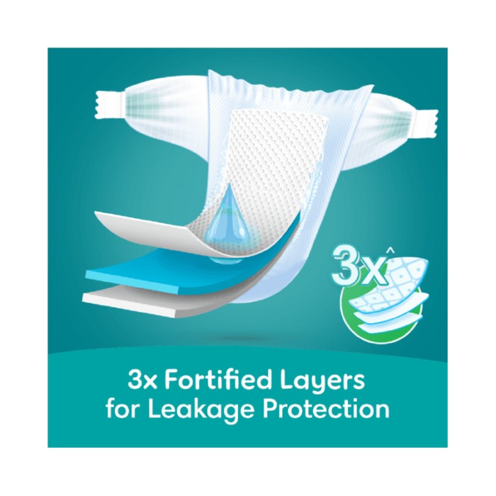 Pampers Rash Protection Taped Diapers - Size 3 - 6 - 10 kg - 17 Pcs