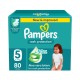 Pampers Rash Protection Taped Diapers Size 5 - 11 - 16 kg - 80 Pcs