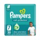 Pampers Rash Protection Taped Diapers - Size 7 - 15+kg - 30 Pcs