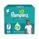 Pampers Rash Protection Taped Diapers - Size 7 - 15+ kg - 68 Count