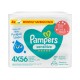 Pampers Sensitive Protect Baby Wipes for Hands and Face, 4 Packs, 224 Count