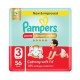 Pampers Ultimate Comfort Diapers Pants With Aloe Vera And Vitamin E - Size 3 - 6 - 11kg - 56 Pcs